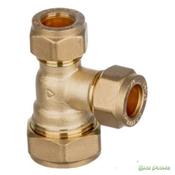 Easi Plumb 3/4" X 1/2" X 1/2" Unequal Brass Tee image
