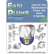 Easi Plumb Single Replacement Crown Tap Head &amp; Spindle Only