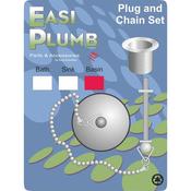 Easi Plumb Chrome Basin Plug &amp; Chain Set