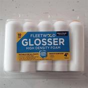 Fleetwood Glosser 4" High Density Foam Rolling Sleeve 10Pk