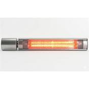 Eldorado Silver Ipx5 Ir Wall Mounted Heater C/W Remote Control