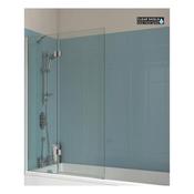 Sonas Lunar Sb1 Two Panel Hinged Bathscreen L1000xh1500mm