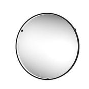 Rt Large Aspect Round Mirror Matt Black 600Mm image