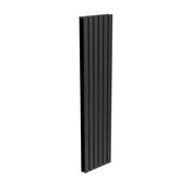 Sonas Piatto Vertical Flat Tube Radiator Double Panel 1800X456 - Black