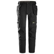 Snickers 6218 Allroundwork, Stretch Trousers Holster Pockets Black 120