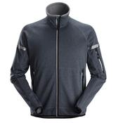 Snickers 8004 Fleece Jacket Steel Grey Allroundwork Reflective Slim Fit Xs