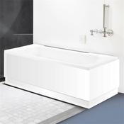 Sonas Belmont Wooden End Bath Panel White 700 Mm