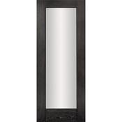Beaumont 1 Panel Black Oak Veneer Opaque Glass Door - 78 X 28 image