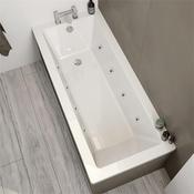Sonas Pacific 8 Jet Whirlpool Single Ended Bath 1600X700