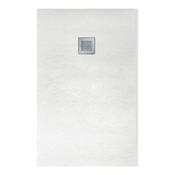 Sonas Slate Rectangle Shower Tray White 900X800