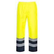 Portwest Hi-Vis Two-Tone Traffic Trousers Yellow &amp; Navy
