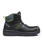 Snickers Ion Mid Safety Boot Leather Two-Tone Black Uk 3