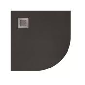 Sonas Slate Quadrant Shower Tray Black 900X900