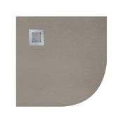 Sonas Slate Quadrant Shower Tray Taupe 900X900
