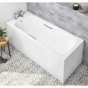 Sonas Strata Single Ended Steel Bath With Grips 1500X700