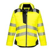 Portwest Pw3 Hi-Vis Winter Jacket Yellow &amp; Black Medium