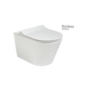 Sonas Reflections Back To Wall Rimless Wc - Slim Soft Close Seat