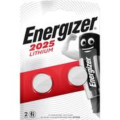 Energizer 2025 Lithium Coin Battery 2 Pack