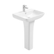 Sonas Sophia 55Cm Basin With Full Pedestal 1 Tap Hole