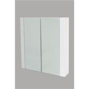 Bg Home Tema Milan Slimline Double Mirror Cabinet