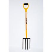 True Temper Wood Handle Digging Fork D Grip image