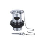 Sonas Brass Basin Waste With Metal Plug &amp; Chain image
