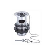 Sonas Brass Basin Waste With Plastic Plug &amp; Chain image
