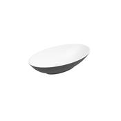Sonas Skål Oval Countertop Basin Midnight Grey
