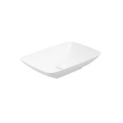 Sonas Skål Rectangle Countertop Basin White