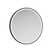 Sonas Astrid Beam Round Matt Black Mirror 60Cm image