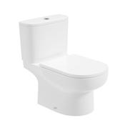 Sonas Via Open Back Close Coupled Comfort Height Wc With Delta Soft Close Seat image