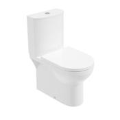 Eden Fully Shrouded Close Coupled Wc Pan, Cistern And Alpha Soft Close Seat image