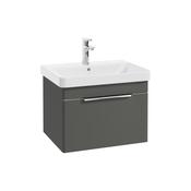 Sonas Vagar 60Cm Single Drawer Wall Hung Unit Matt Dolphin Grey image