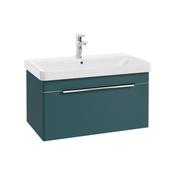 Sonas Vagar 80Cm Single Drawer Wall Hung Unit Matt Ocean Blue image