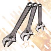 3 Piece Adjustable Wrench Set image