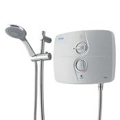 Triton T90sr Pumped Electric Shower - Satin Chrome