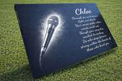 Microphone Plaque