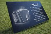 Accordion Plaque
