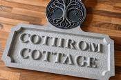 COTHROM COTTAGE House Sign