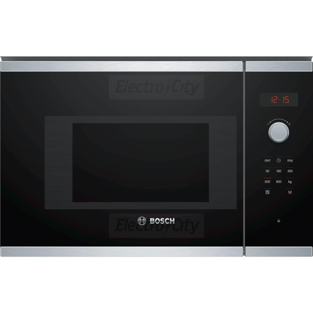 Bosch Serie 4 Built-in Solo Microwave Stainless Steel 800W LED Display Touch Controls