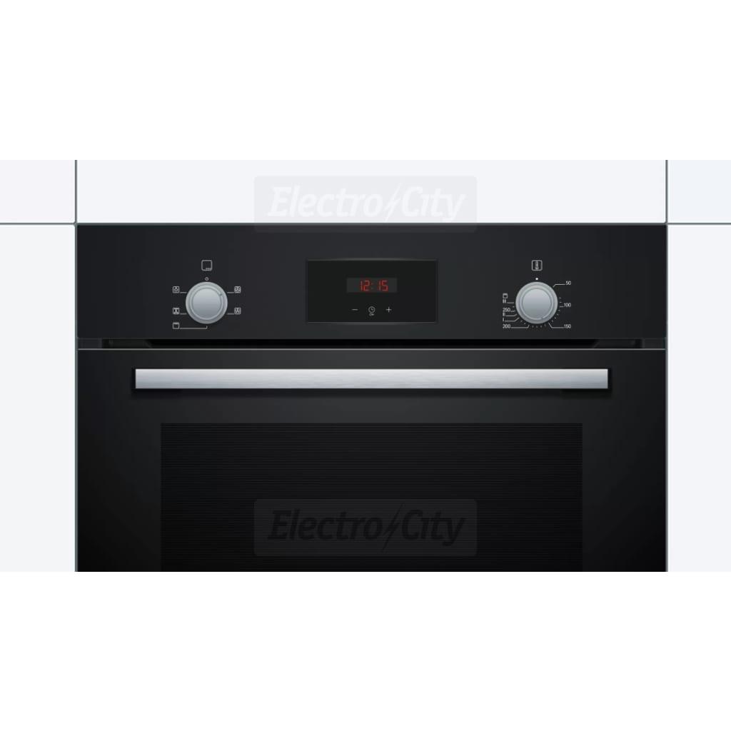 Bosch Built-in Single Oven Black Digital Display Halogen Light