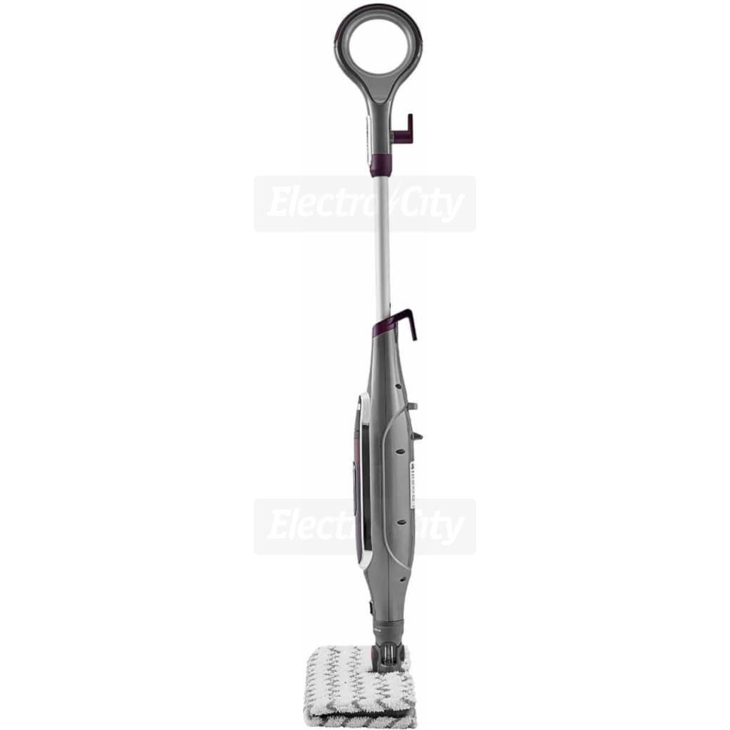 Shark Klik n' Flip Steam Mop S6003, Steam Blast, Dirt Grip Pads, Bordeaux/Steel Grey