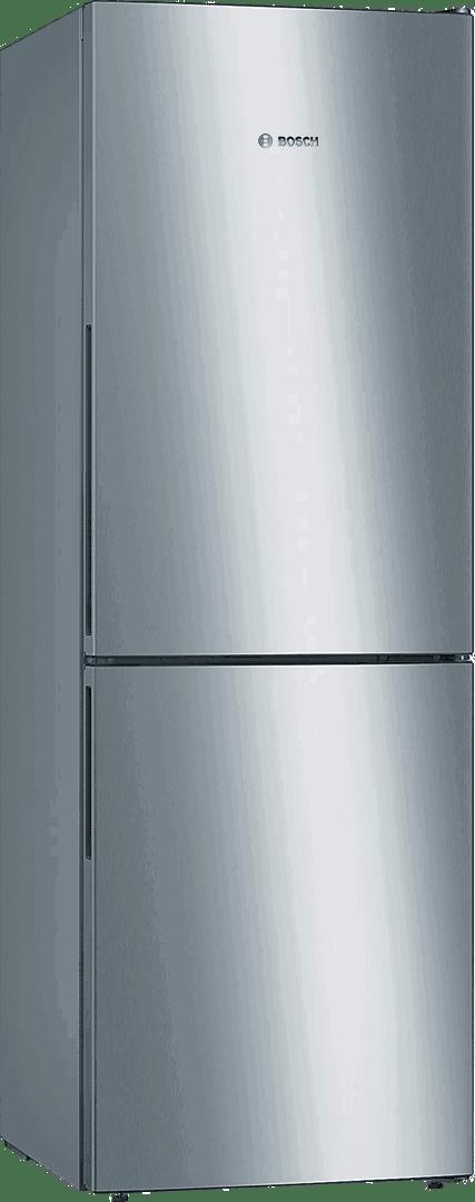 Bosch Serie 4 Freestanding Fridge Freezer Stainless steel