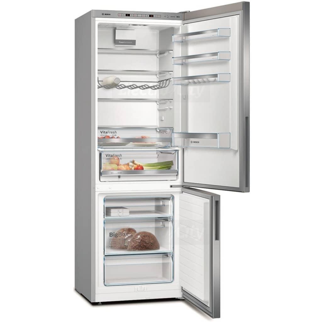 Bosch Freestanding Fridge Freezer Stainless Steel | Image Features: Stainless Steel