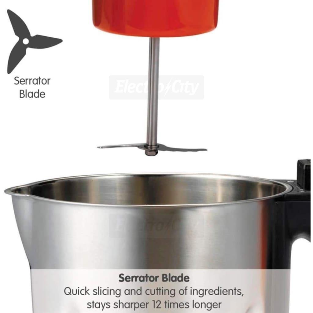 Morphy Richards Soup Maker | 1.6 Litre | Stainless Steel, Black, Orange