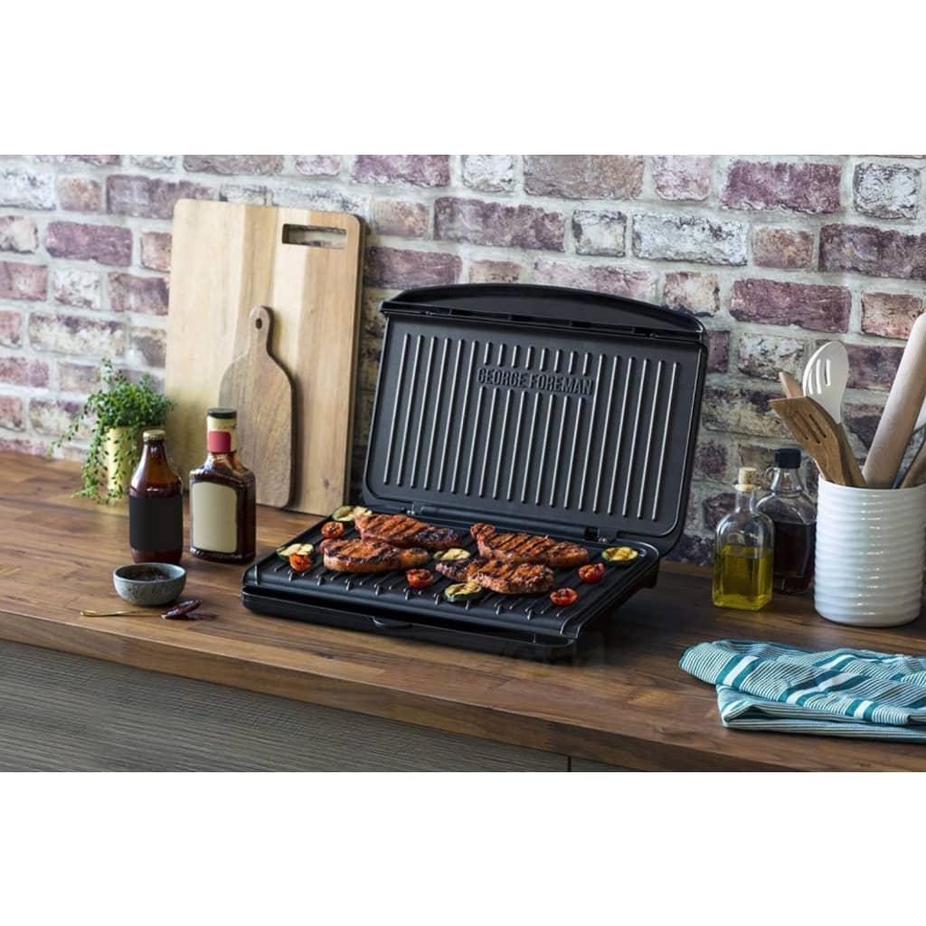 George Foreman Grill Black L 25820 Non-Stick Speedy Heat Up