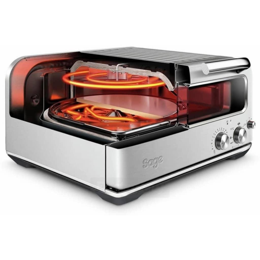 Sage Smart Oven Pizzaiolo Pizza Oven | Stainless Steel | Pizza