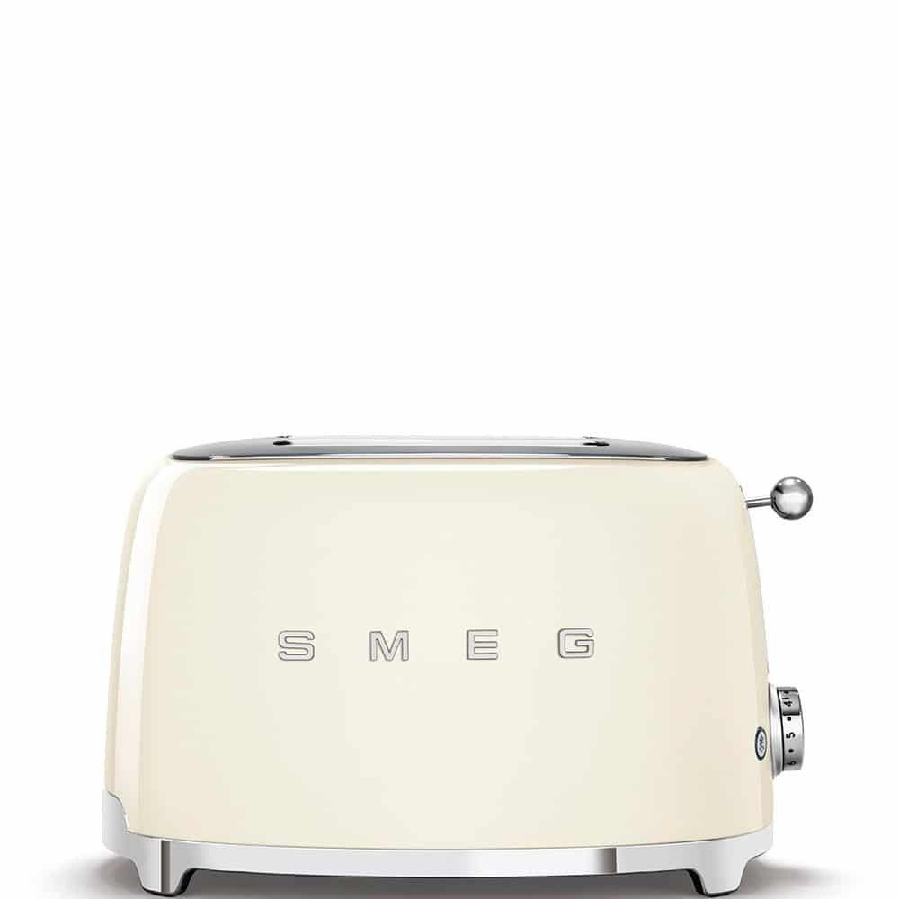 Smeg Cream 2 Slice Toaster | 50's Retro Style