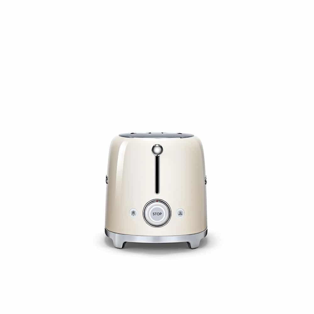 Smeg Cream 2 Slice Toaster | 50's Retro Style