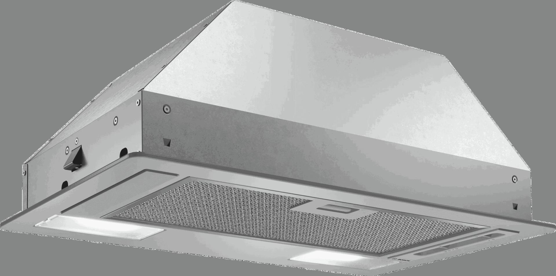 Bosch Canopy Cooker Hood 53cm Stainless Steel with LED Lights & Metal Filter